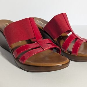 Italian Shoemakers Red Women's Sandals